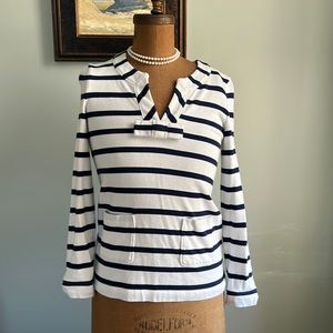 Nautical stripe Kate spade top